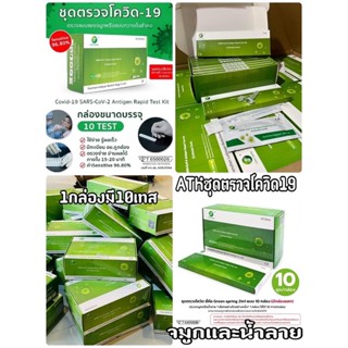 ชุดตรวจ2in1Green Spring(กรีนสปริง)1กล่องมี10เทส