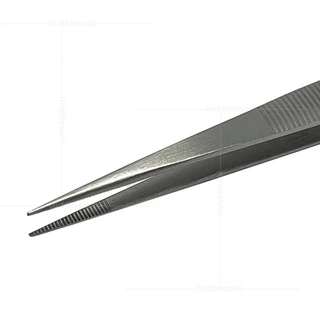 ปากคีบ ปากคีบมีตัวล็อค ยาว 15.5 Cm. แหนบ ที่คีบเพชรพลอยแบบมีตัวล็อค Gogna tweezers stainless steel
