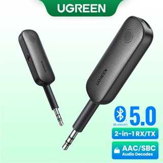 ราคาUGREEN 2 In 1 อะแดปเตอร์รับสัญญาณบลูทูธ 5.0 สําหรับลําโพงหูฟังทีวีคอมพิวเตอร์