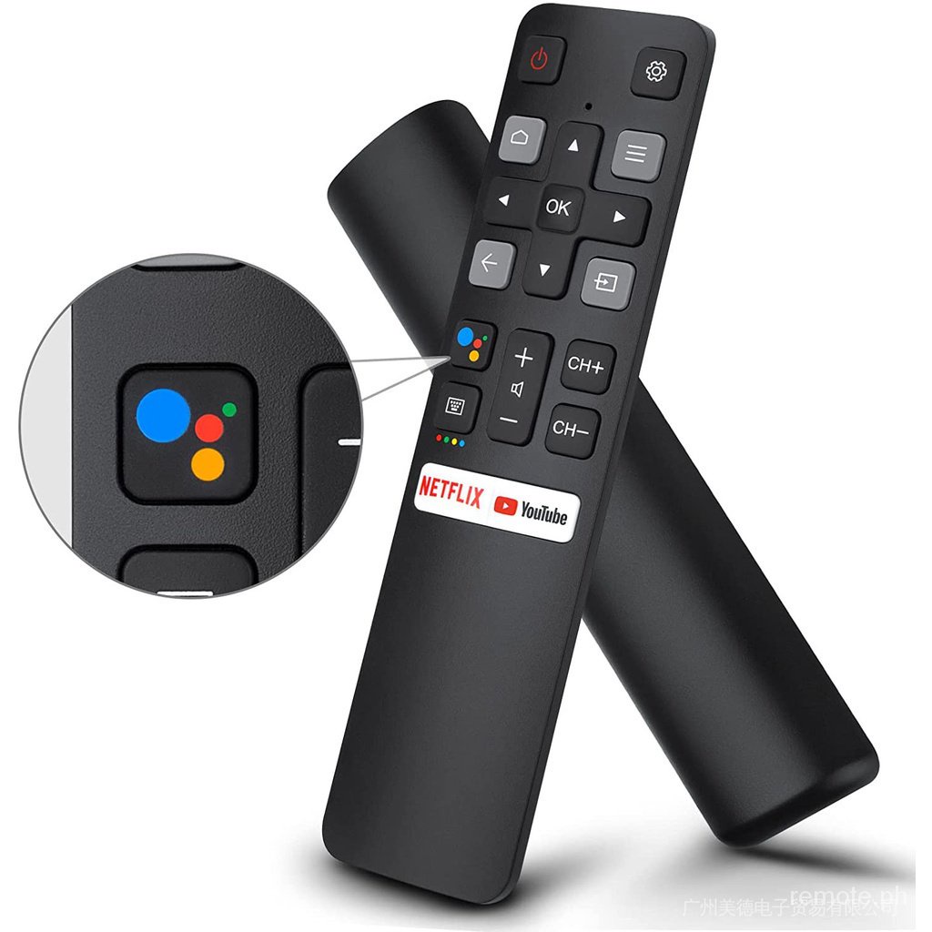 เปลี่ยนสากลสําหรับ TCL-Android-TV-Remote, อัพเกรดใหม่ RC802V สําหรับสมาร์ททีวี TCL พร้อมฟังก์ชั่นเสี
