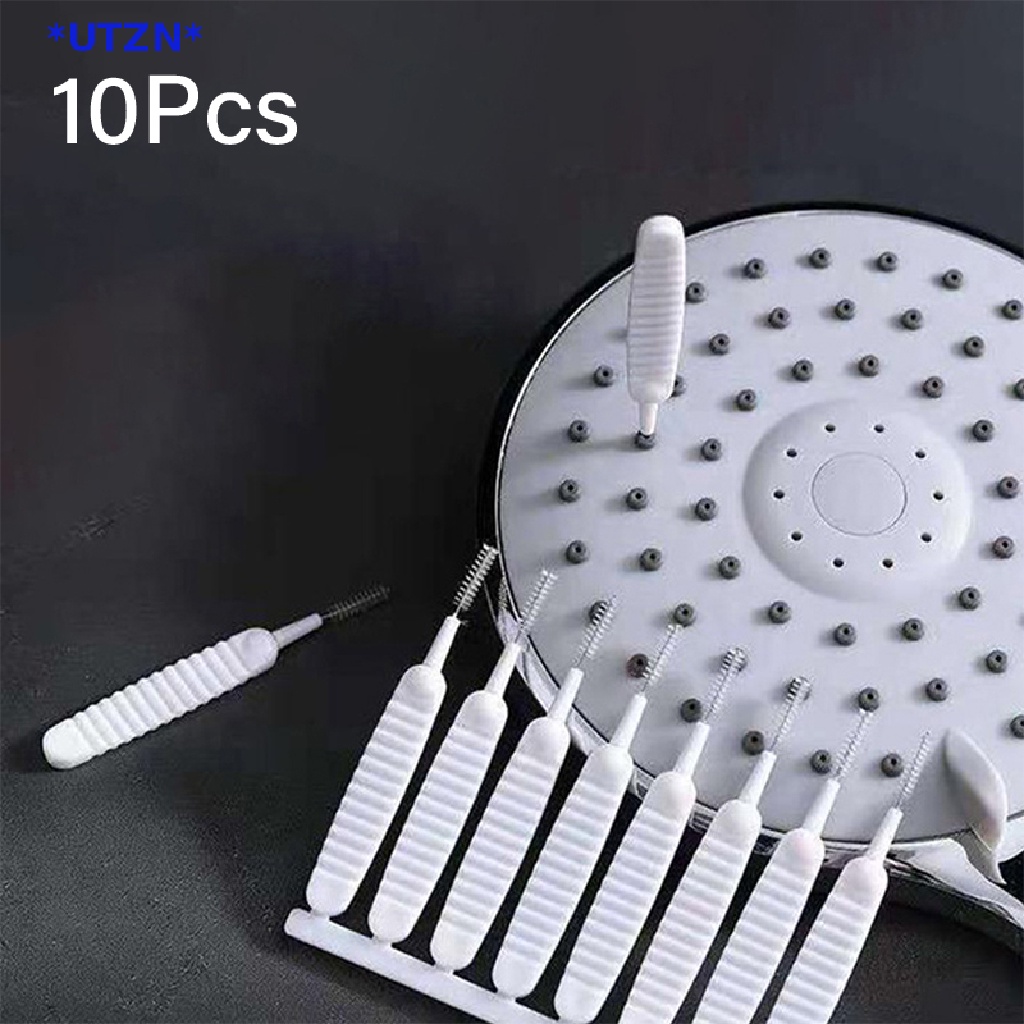 UTZN> 10pcs/set Shower Head Small Brush Teapot Nozzle Kettle Spout Brush Micro Brush new