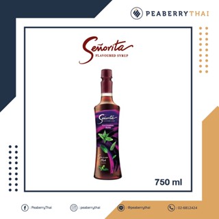 SENORITA Siamese Herb Syrup 750 ML. น้ำเชื่อมแต่งกลิ่นสยามมีซ เฮิร์บ ขนาด 750 มล.