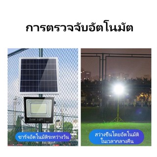 ไฟโซล่าเซล Solar Light 40W 60W 80W หลอด ไฟพกพา ไฟฉุกเฉิน ​ไฟหลอดตุ้มหลอดไฟให้แสงสว่าง หลอดไฟพกพา ทน 10 ปี