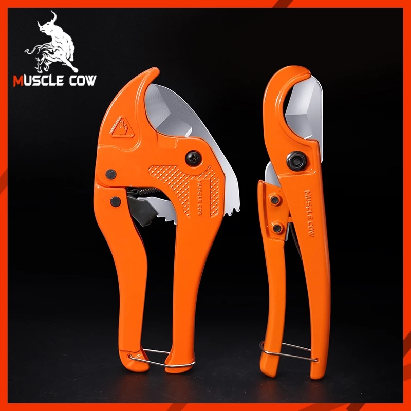MUSCLE COW คีมตัดท่อ คัตเตอร์ตัดท่อน้ำ คัตเตอร์ตัดท่อ PVC คัตเตอร์คัตเตอร์ ตัดได้ 3-39/3-42mm,