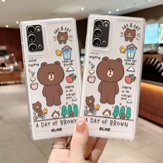 SAMSUNG เคสโทรศัพท์มือถือ แบบใส ลายหมีอวกาศ สําหรับ ซัมซุง S22 ULTRA A03 A13 A12 A31 A32 A53 A52 A10S A51 A71 A50 A20