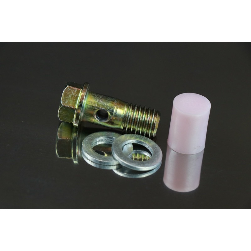 น็อตน้ำมันเลี้ยงแกนเทอร์โบรูน้ำมันใหญ่พิเศษพร้อมแหวนรอง โบDmax 3000, F55V, F55 ตัวน็อตขนาด10mm หัวน็อตขนาด12mm - รูปที่ 5