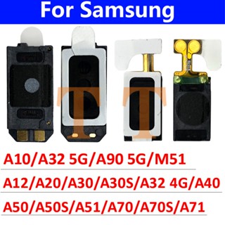 ของแท้ ลําโพงหูฟัง แบบยืดหยุ่น สําหรับ Samsung Galaxy A10 A12 A20 A30 A50 A50S A51 A70 A70S A71 M51 A30S A90 5G