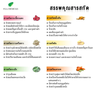 สารสกัดสมุนไพร/วัตถุดิบผลิตเครื่องสำอาง สารสกัดใส่สบู่ ว่านหาง ขมิ้นชัน มะเขือเทศ ทับทิม