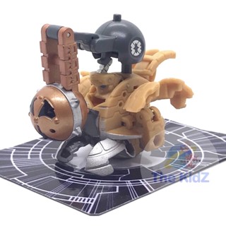 บาคุกัน Bakugan Mechtanium Surge Subterra Boulderon &amp; BakuNano Slingpike (original) +card super rare