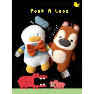 Disney🇯🇵 "Pook a looz"🥰 ตุ๊กตา Chip and Dale Donald Duck Donald duck plush