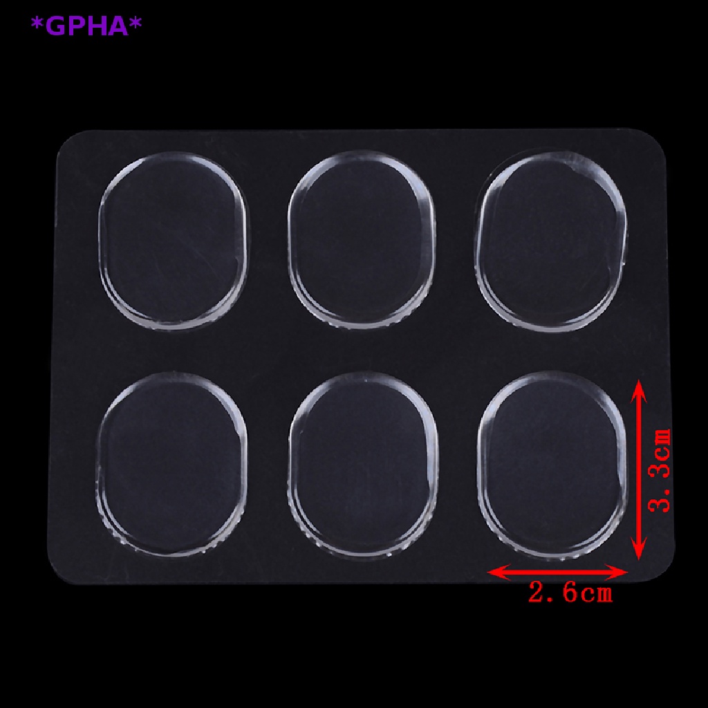 GPHA> 6 ชิ้นกลองแผ่นปิดเสียงซิลิคอนเจลท่อไอเสียเครื่องมือกระทบฝึกใหม่