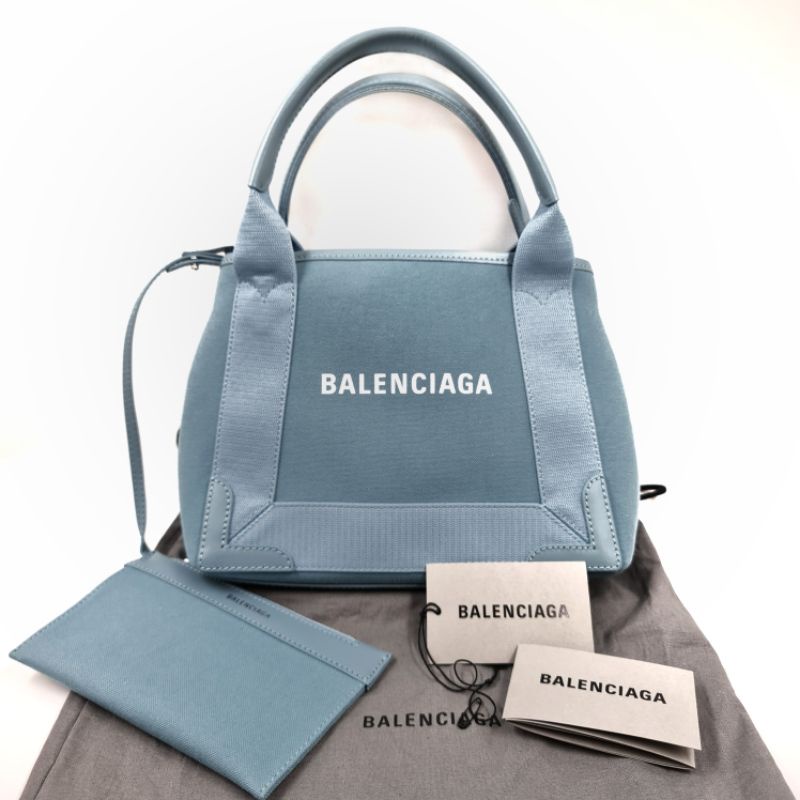 ★ New ของแท้ 100% Balenciaga cabas xs กระเป๋าสะพายข้าง กระเป๋าถือ Shopping bag ใบเดียวครบ