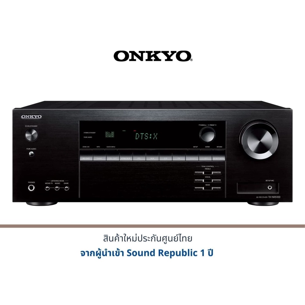 ONKYO TX-NR5100 7.2-Channel 8K AV Receiver