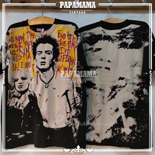 [ Sex Pistols ] SID AND NANCY LOVE KISS MOSQUITOHEAD เสื้อวง เสื้อทัวร์ ผ้ากัด เสื้อหนัง เสื้อวินเทจ papamama vintage