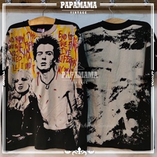 [ Sex Pistols ] SID AND NANCY LOVE KISS MOSQUITOHEAD เสื้อวง เสื้อทัวร์ ผ้ากัด เสื้อหนัง เสื้อวินเทจ papamama vintage