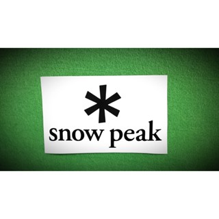 สติ๊กเกอร์กันน้ำ แคมป์ปิ้ง Snow Peak