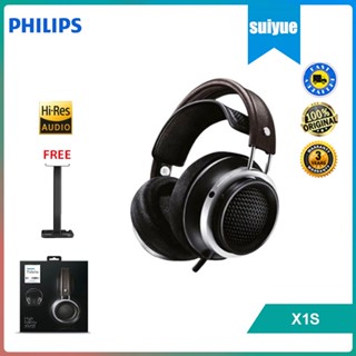 Philips X1S Fidelio ชุดหูฟังเกมมิ่ง HIFI แบบเปิด สองชั้น ถอดออกได้