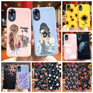 เคสโทรศัพท์ซิลิโคน TPU แบบนิ่ม ลายดอกทานตะวัน สําหรับ OPPO A17K 2022 A17K A 17k CPH2471 4G