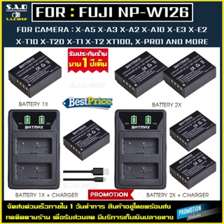 แท่นชาร์จ เเบตเตอรี่ fuji NP-W126 NPW126 NPW126S npw126 battery charger เเบตกล้อง กล้อง Fuji xa5 xa5 xa3 xt20 xt100 xt10