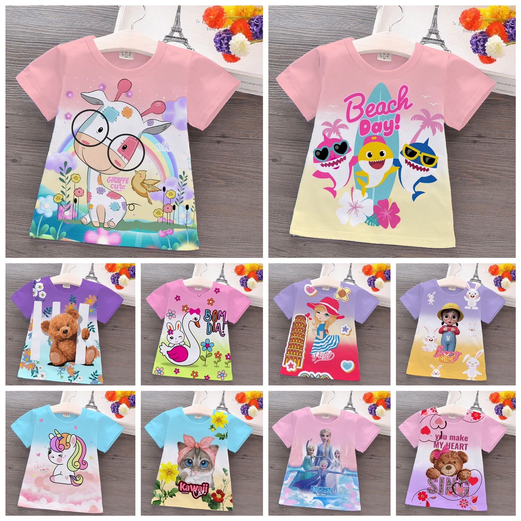 เสื้อยืด GIRLS 2-9 YEARS OLD GIRLS TOPS