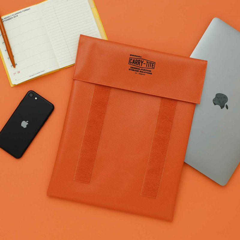 Penco Carry Tite Case L Orange (HGP087-Orange) / เคสสำหรับจัดเก็บสิ่งของ ขนาดใหญ่ สีส้ม แบรนด์ Penco จากประเทศญี่ปุ่น