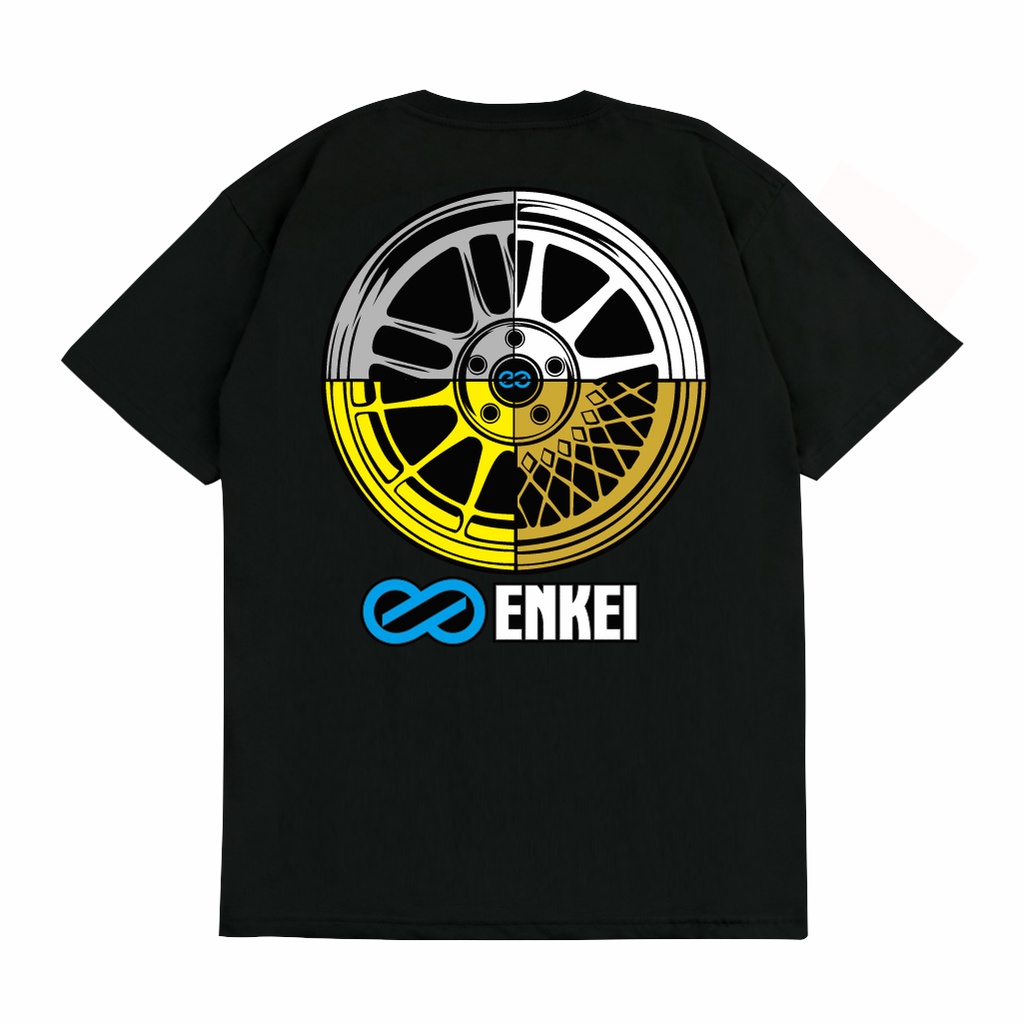 SKZK Enkei ผู้ที่ชื่นชอบล้อ JDM Racing Rim เสื้อยืด - Enkei RPF1 GTC01 ขอบรถยานยนต์เสื้อผ้า