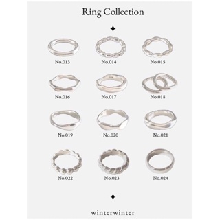 Winterwinter Jewelry Silver925 : เครื่องประดับเงินแท้ เงินแท้925 แหวนทรงเกาหลี