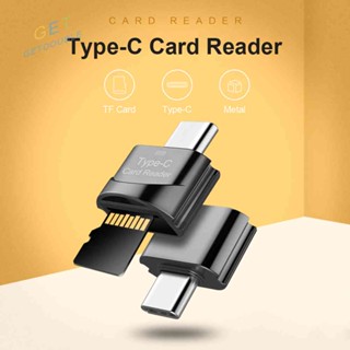 อะแดปเตอร์การ์ดรีดเดอร์ USB 3.1 Type-C เป็น TF OTG สําหรับโทรศัพท์มือถือ แล็ปท็อป พีซี