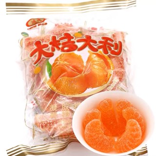 พร้อมส่ง  เยลลี่กลีบส้ม Orange Jelly 🍊🍊ขนาด 210 กรัม เจลลี่ส้มเกร็ดน้ำตาล