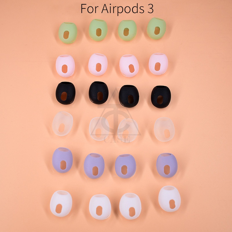 ซิลิโคนหูฟัง สำหรับแอร์พ็อต 3 1คู่(บางใส่เคสปิดฝาได้) Silicone Ear Cover จุกยางซิลิโคน Silicone Ear Tips Skin Cover 1คู่ - รูปที่ 7