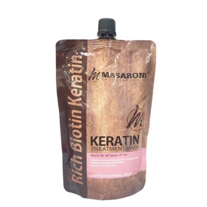 ​ ทรีทเม้นท์​ Gosen(โกเซ่น) รุ่น มาเซโรนี่​ Masaroni keratin treatment mask 500ml.