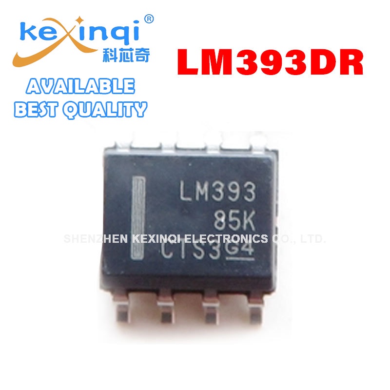 20 ชิ้น/ล็อตใหม่ LM393 LM393DR SMD SOP8 แรงดันไฟฟ้า Comparator แรงดันไฟฟ้าต่ํา Comparator