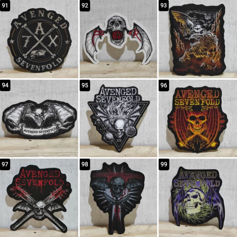 AVENGED SEVENFOLD A7x สติ๊กเกอร์ (วัสดุไวนิล) ส่วน 3