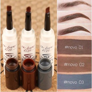 เจลเขียนคิ้ว เจลคิ้วกันน้ำ NOVO BEAUTY EYEBROW GEL 3g