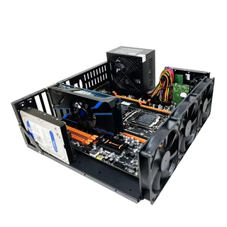 เคส โครง เปิด เปลือย 2D ATX E-ATX CASE COMPUTER WORKSTATION SERVER COMWORK