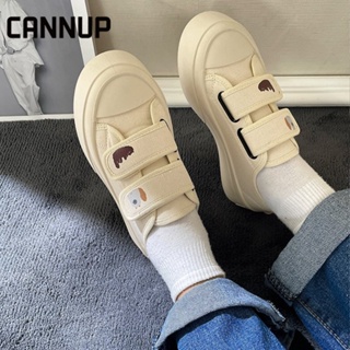 CANNUP รองเท้าผ้าใบผญ รองเท้าผ้าใบ สะดวกสบาย B28F00D