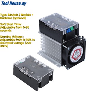 [โมดูล] อุปกรณ์เสริมอุปกรณ์เสริมมอเตอร์ควบคุมสมาร์ท Soft Start Controller สําหรับ Single / 2-Phase Motor