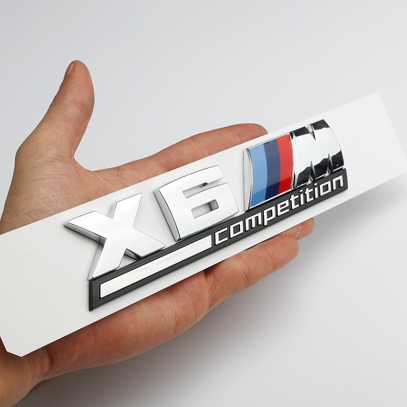 สติกเกอร์ตราสัญลักษณ์โลโก้รถยนต์ BMW M2 Thunder Version สําหรับ BMW M Power M1 M2 M3 M4 M5 M6 X1M X2M X3M X4M X5M X6M