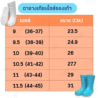 🛵ส่งทันที 2 ชม.🏪💫Red Apple รองเท้าบู๊ทสูง 13 นิ้ว รุ่น SK103 ไฟล่อนไร้รอยต่อ 9-12.5