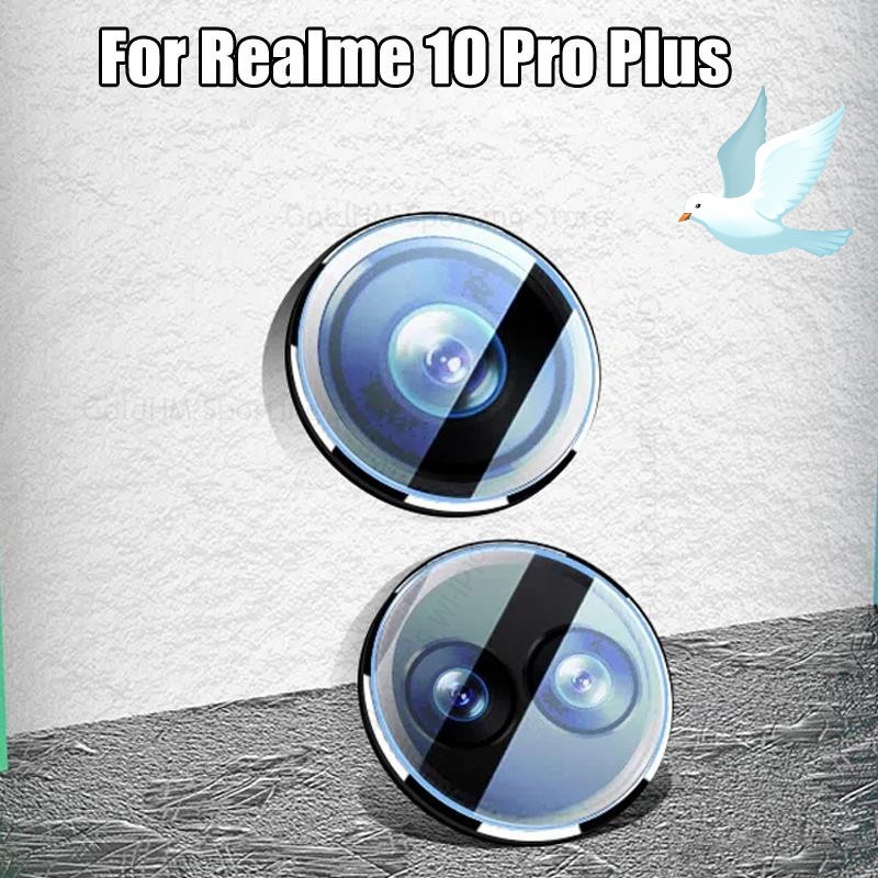 ฟิล์มกระจกนิรภัย กันรอยหน้าจอ ป้องกันเลนส์กล้อง สําหรับ Realme 8 9 10 Pro Plus + 10Pro 9Pro 8i 9i Realme8 Realme9 Realme10 4G 5G