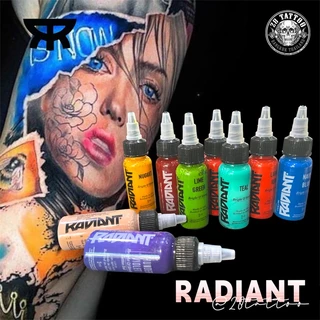 ✈️ มีส่งด่วนใน1วัน✈️ สีสัก Radiant นำเข้า usa. แท้ 10000% 🇹🇭พร้อมส่งในไทย หมึกสัก