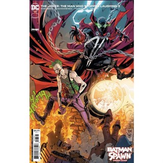 หนังสือการ์ตูน The Joker The Man Who Stopped Laughing 3 - SPAWN VARIANT - Tony Daniels - DC COMICS