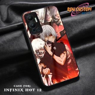 เคสโทรศัพท์มือถือ ลายการ์ตูนอนิเมะ Hp น่ารัก สําหรับ Infinix Hot 12 9 Play 10 11 Play Hot 12I 12 Play Case Hp Infinix Hot 12 9 Play 10 11 Play Hot 12I 12 Play Rou [Kaneki] เคสโทรศัพท์มือถือ แบบนิ่ม สําหรับ Infinix