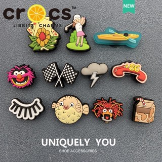 jibbitz crocs ของแทั ใหม่ กระดุม รูปดอกไม้ DIY อุปกรณ์เสริม สําหรับรองเท้า 2023