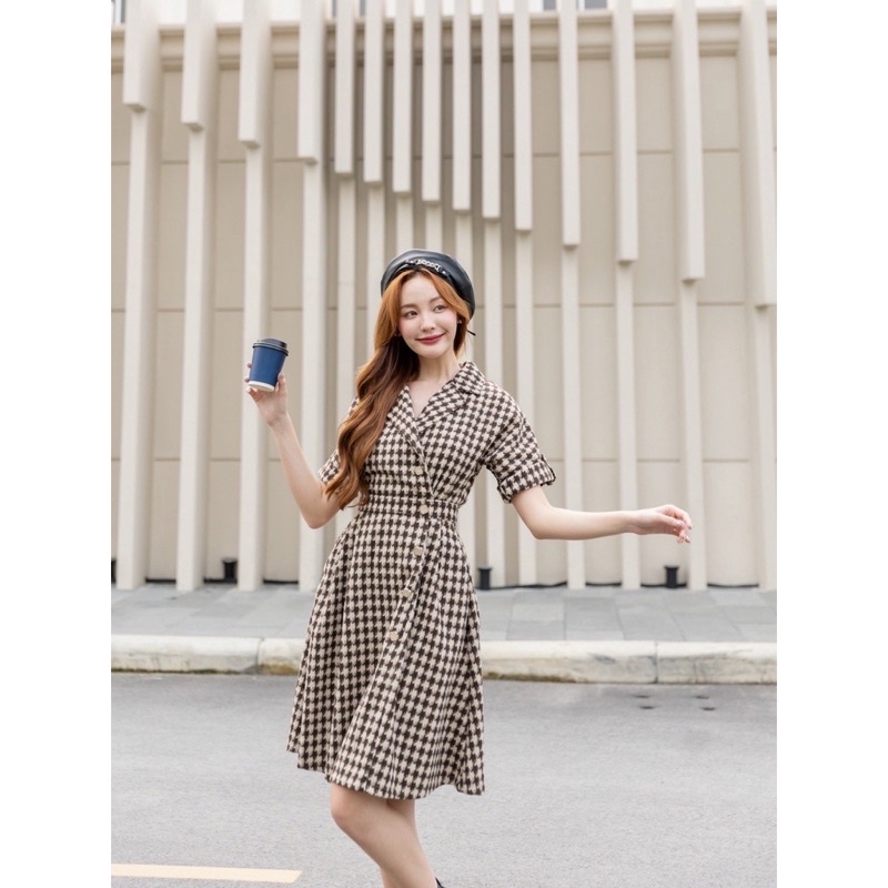 New with tag! Joobs studio #JBS1064  Winter Ivy Dress Brown size S