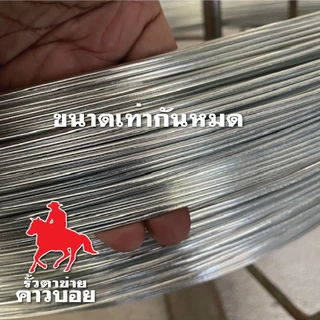 ลวดทนสนิม ลวดขาว ลวดช๊อต 2.0mm. ลวดชุบซิงค์แบบจุ่มร้อน Galvanized wire ลวดอเนกประสงค์ ลวดเหล็ก