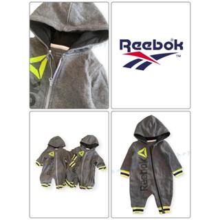 Reebok รอมเปอร์ฮูดกันหนาว แขนยาวขายาว สำหรับเด็กเล็ก 😎