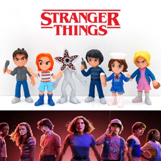 6Pcs Stranger Things Set Figures Eleven Will Dustin Demogorgon Kid Xmas Gift