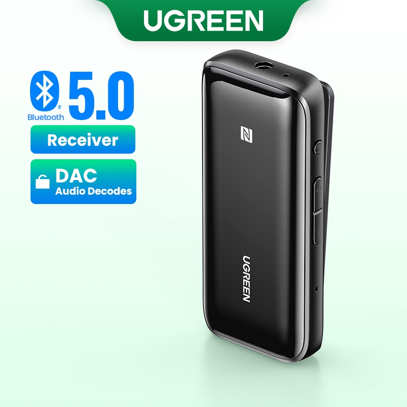 UGREEN เครื่องขยายเสียงหูฟังบลูทูธ 5.0 Usb Dac 3.5 มม. ไร้สาย Nfc Aptx Ll Aptx Hd Hifi บลูทูธ 5.0 อะแดปเตอร์