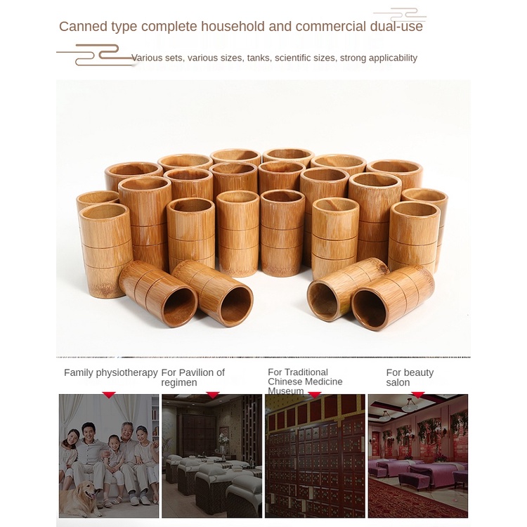Multiple Chinese medicine carbonized bamboo pot pot bottom cupping